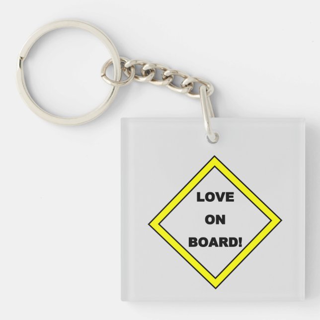 LIEBE AN BORD! Schlüsselanhänger (Vorderseite)