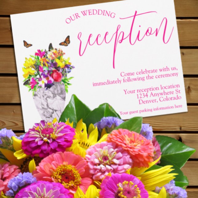 Liebe an der Blumenhochzeit Begleitkarte (Von Creator hochgeladen)