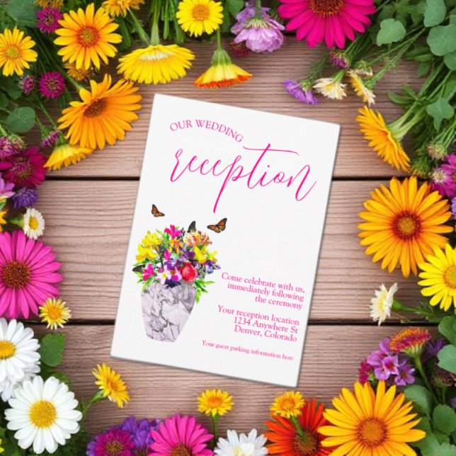 Liebe an der Blumenhochzeit Begleitkarte (Von Creator hochgeladen)