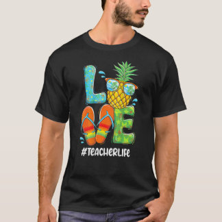 Liebe Ananas Sommerlehrerleben T-Shirt