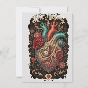 Liebe Anatomie T - Shirt - Passionskammer und Lieb Einladung