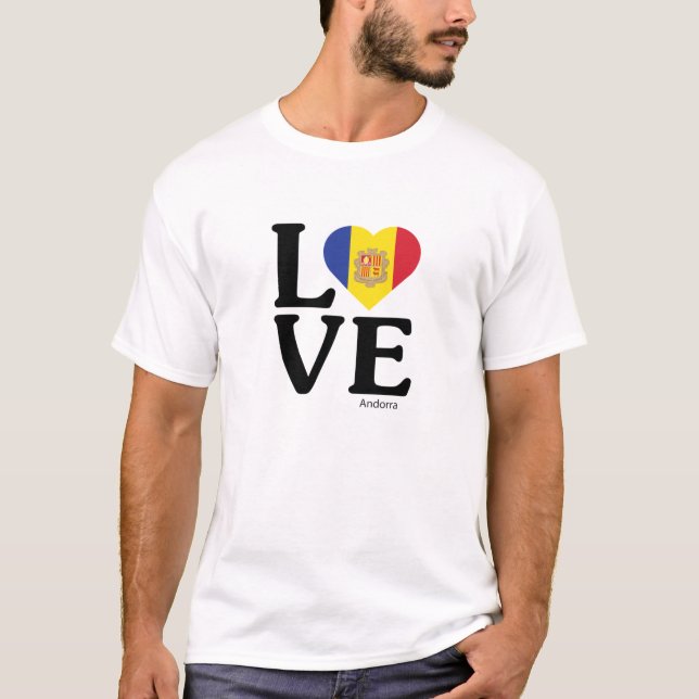 Liebe Andorra T-Shirt (Vorderseite)