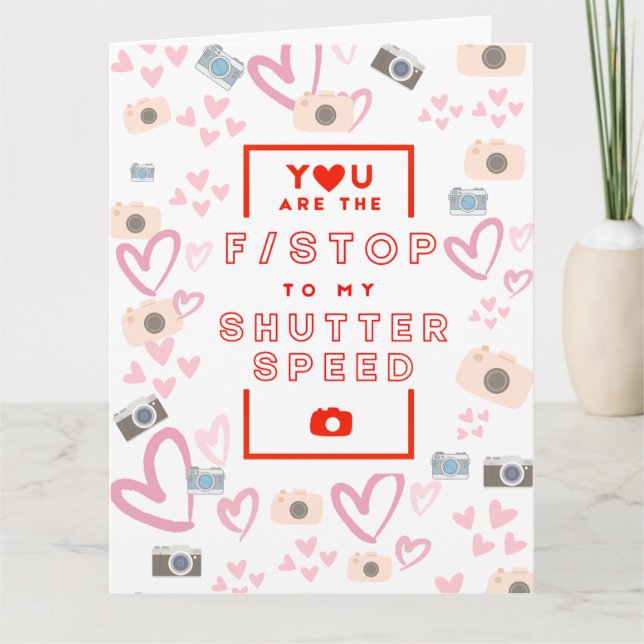 Liebe-Angebot für Fotografen Karte (Vorderseite)