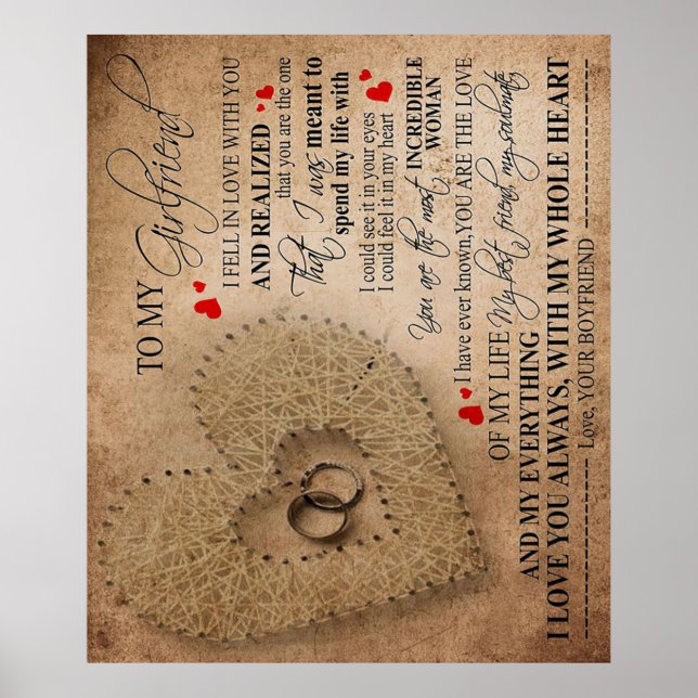 Liebe-Angebot für Freund | Funny Quotes vorhanden Poster (Vorne)