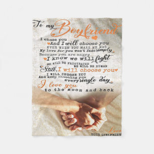 Liebe-Angebot für Freund   Geschenk für Ehemann, b Fleecedecke