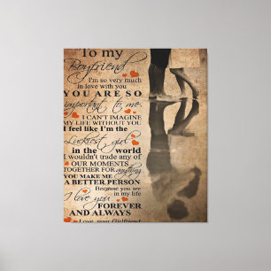 Liebe-Angebot für Freund   Witziges Geschenk für i Leinwanddruck