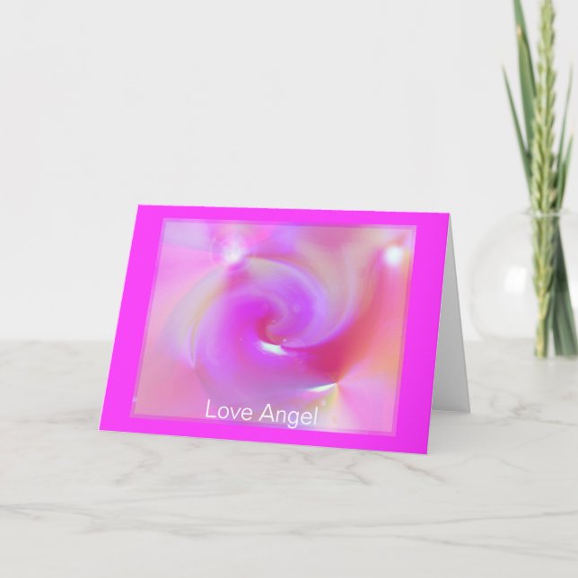 Liebe Angel Feiertagskarte (Vorderseite)