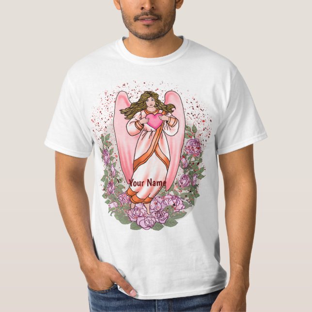 Liebe Angel Hochzeit T-Shirt (Vorderseite)