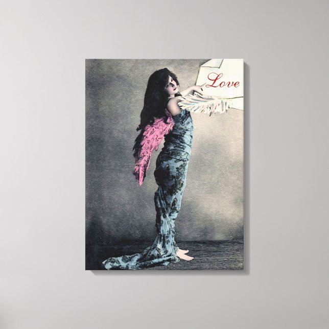 Liebe Angel II - 18x24" Wrapped Canvas Leinwanddruck (Vorderseite)