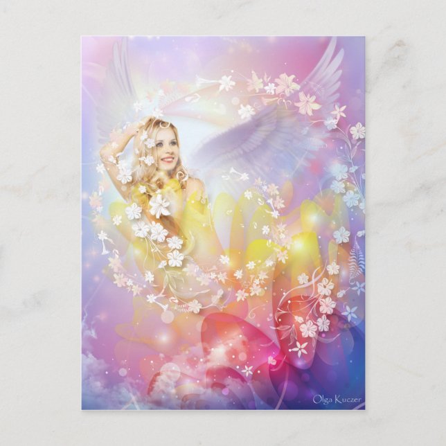Liebe Angel Postkarte (Vorderseite)