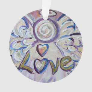 Liebe Angel Word Kunst, Dichtung und Musik Ornament