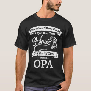 Liebe Angeln als Opa Großvater T-Shirt