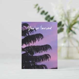 Liebe Ankündigungspostkarte