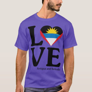 Liebe Antigua und Barbuda Freund T-Shirt