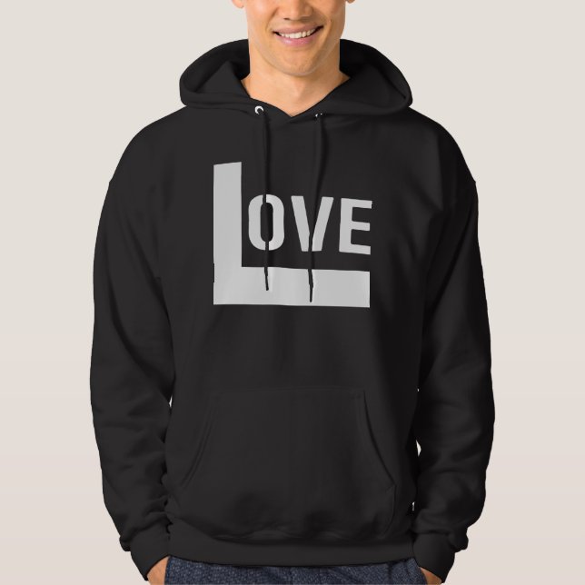 Liebe-Anweisung Hoodie (Vorderseite)
