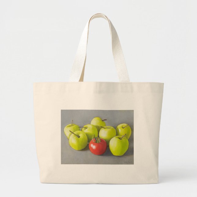 Liebe Apple Jumbo Stoffbeutel (Vorne)