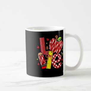 Liebe Apple Pencil Lehrer Leben Bogen Herzen Lusti Kaffeetasse