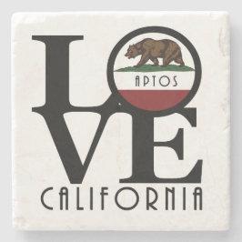 LIEBE Aptos California Steinuntersetzer