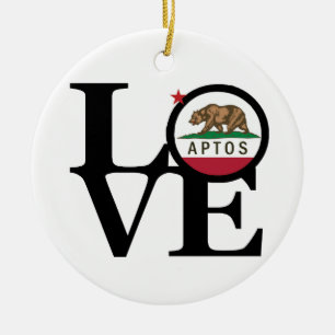 LIEBE Aptos Keramik Ornament