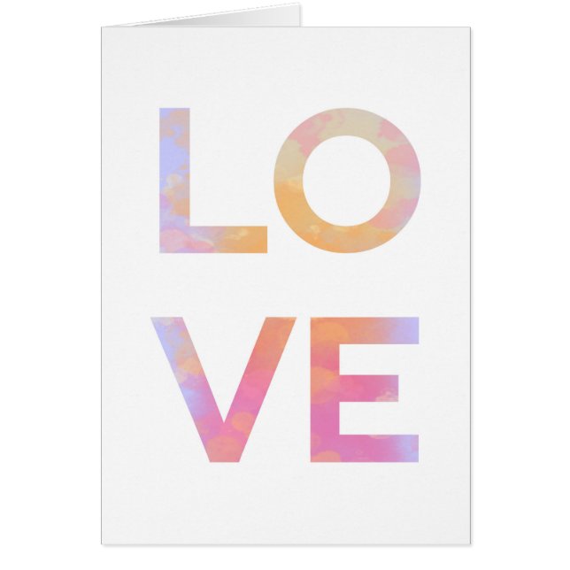 Liebe, Aquarell (Vorne)