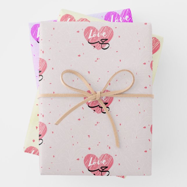 Liebe arabisch geschenkpapier set (Beispiel)