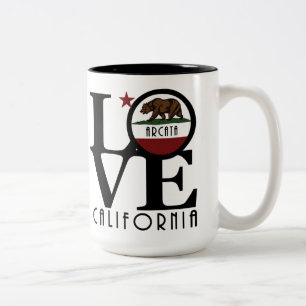 LIEBE Arcata California 15oz Zweifarbige Tasse