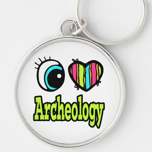 Liebe Archäologie Schlüsselanhänger (Vorne)