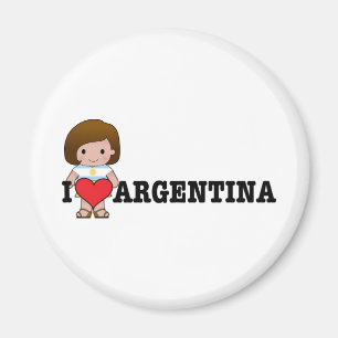Liebe Argentinien Magnet
