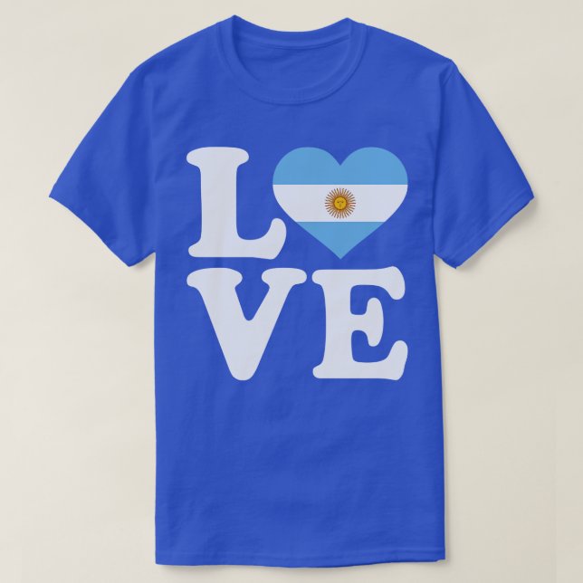 Liebe Argentinien T-Shirt (Design vorne)