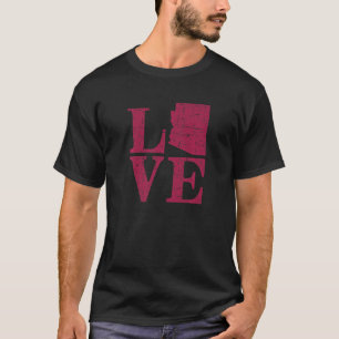 Liebe Arizona Distressed Vintag AZ Zuhause Pride T-Shirt