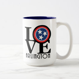 LIEBE Arlington TN 15oz Zweifarbige Tasse