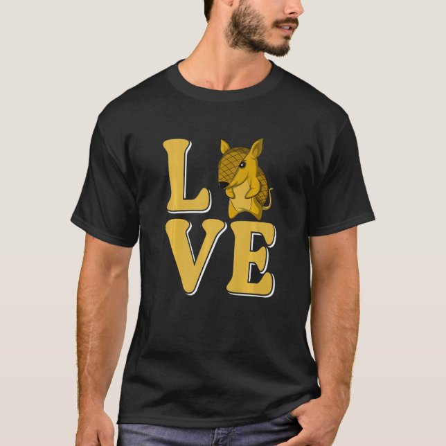 Liebe Armadillo T-Shirt (Vorderseite)