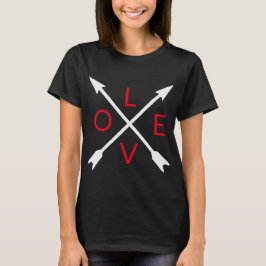 Liebe Arrow Black T - Shirt