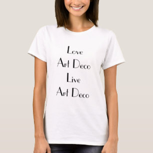 Liebe Art Deco T-Shirt