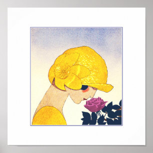 Liebe. Art Deco Valentine's Day Geschenk Drucken Poster