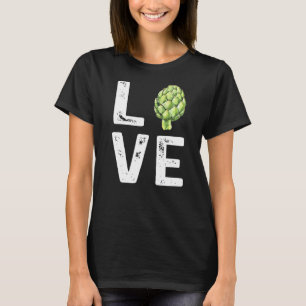 Liebe Artichoke Gemüsesmucke Artichoke Lover V T-Shirt