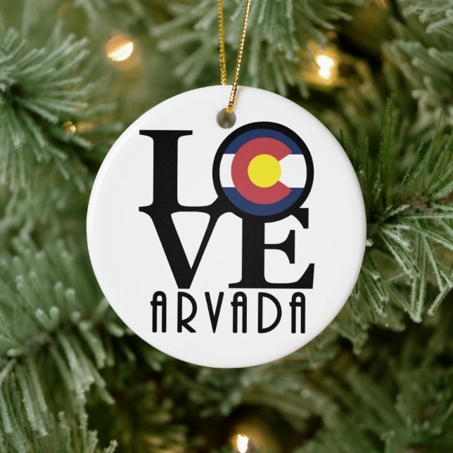 LIEBE Arvada Keramik Ornament (Baum)