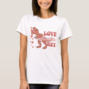 Liebe-Asaurus Rex Funny T-Shirt