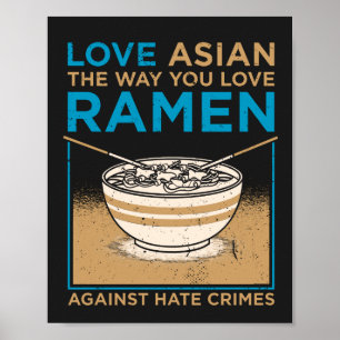 Liebe Asiaten so, wie du Ramen magst Poster