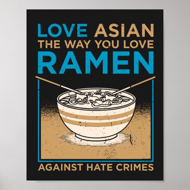 Liebe asiatisch, wie du Ramen magst Poster (Vorne)