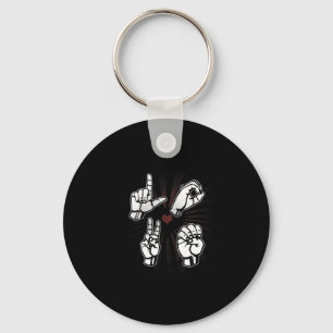 Liebe ASL Valentinstag-Geschenk für Dee Schlüsselanhänger