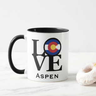 LIEBE Aspen Colorado Tasse