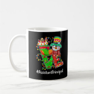 LIEBE Assistentin Principal Snowman Weihnachtsmann Kaffeetasse