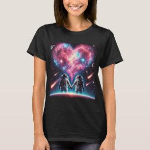 Liebe Astronauten T - Shirt von Frauen
