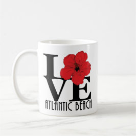 LIEBE Atlantic Beach Red Hibiskus 11oz Kaffeetasse