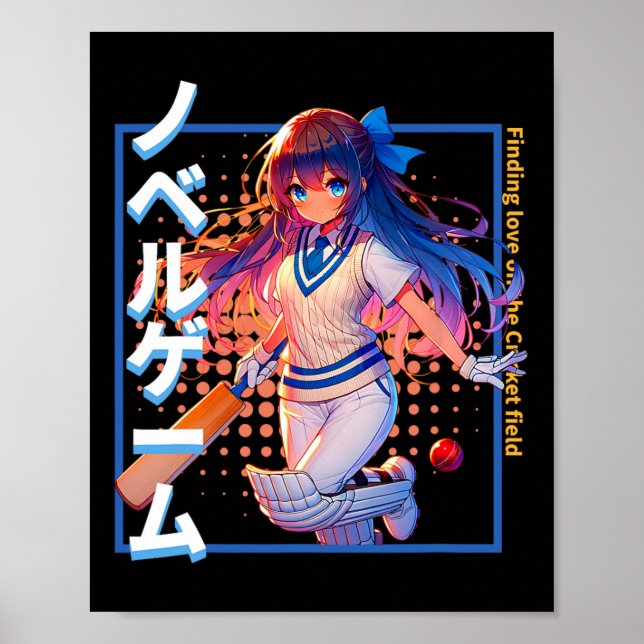 Liebe auf dem Cricketfeld finden Visual Novel (ad Poster (Vorne)