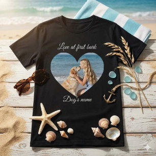 "Liebe auf den ersten Bellen" Benutzerdefiniertes T-Shirt