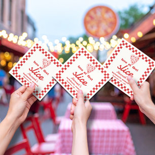 Liebe auf den ersten Bissen Last Slice Pizza Jungg Serviette