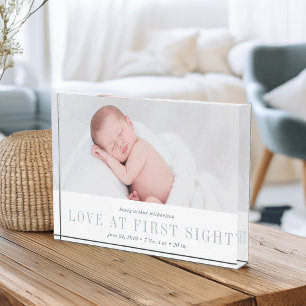 Liebe auf den ersten Blick Baby Fotoblock