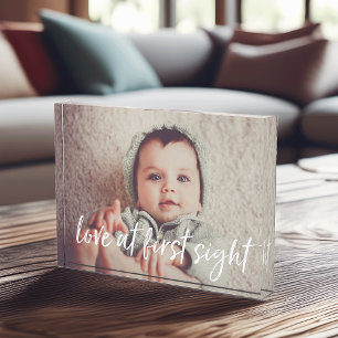 Liebe auf den ersten Blick Baby Fotoblock